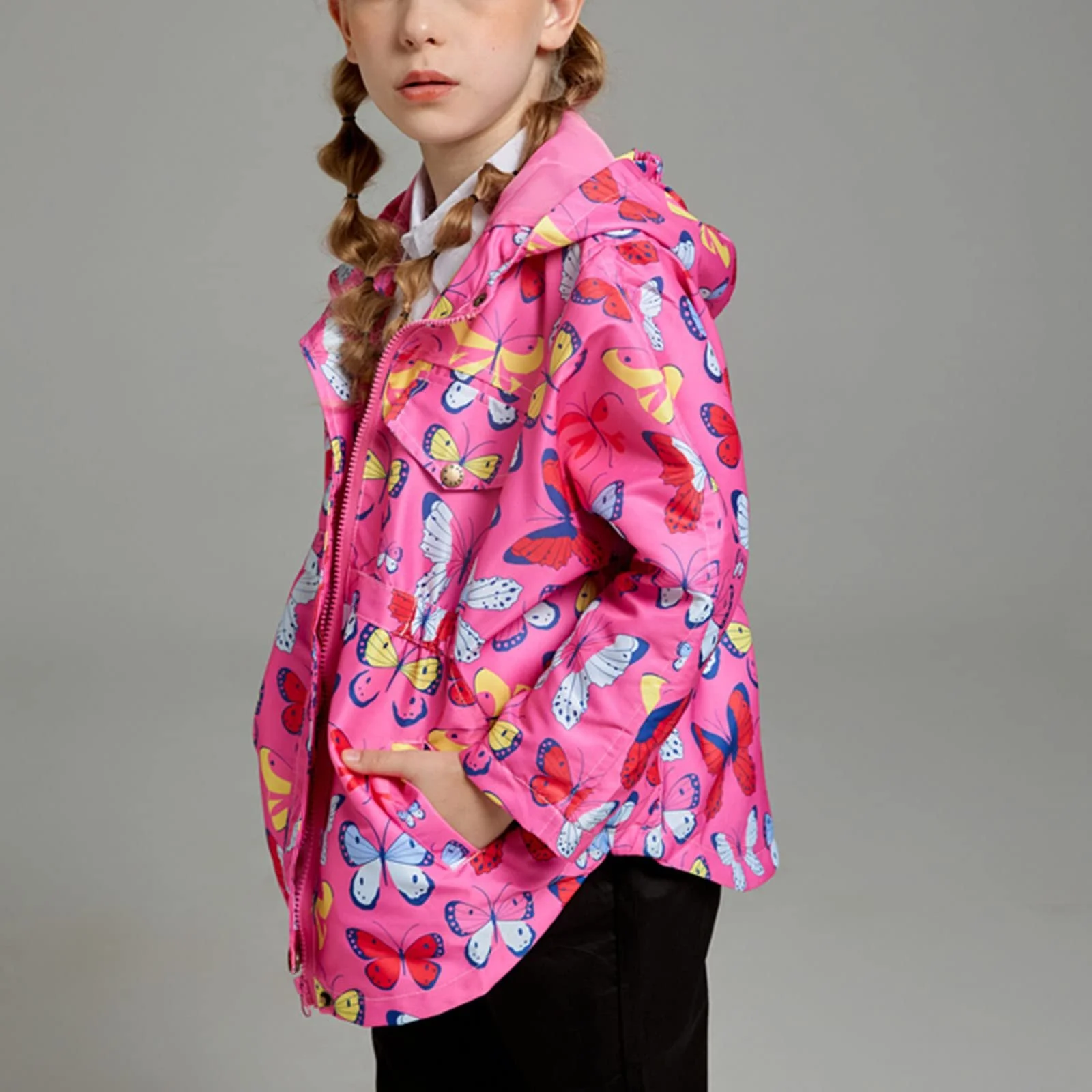 Детская софтшелл куртка KQIVAM со съемным капюшоном, фото №6