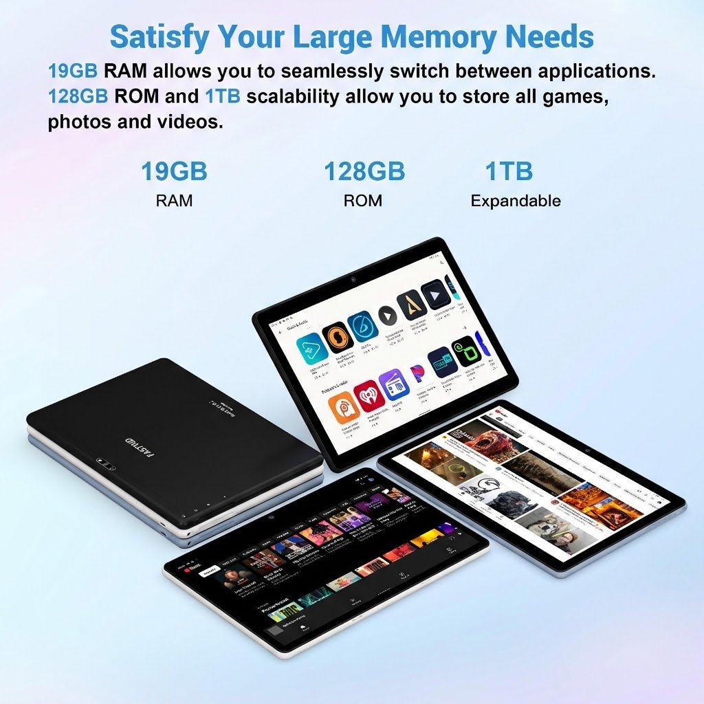 Планшет 10.1" FASTWD Z10 19/128GB 8 ядер Android 13 8000 mAh, фото №3