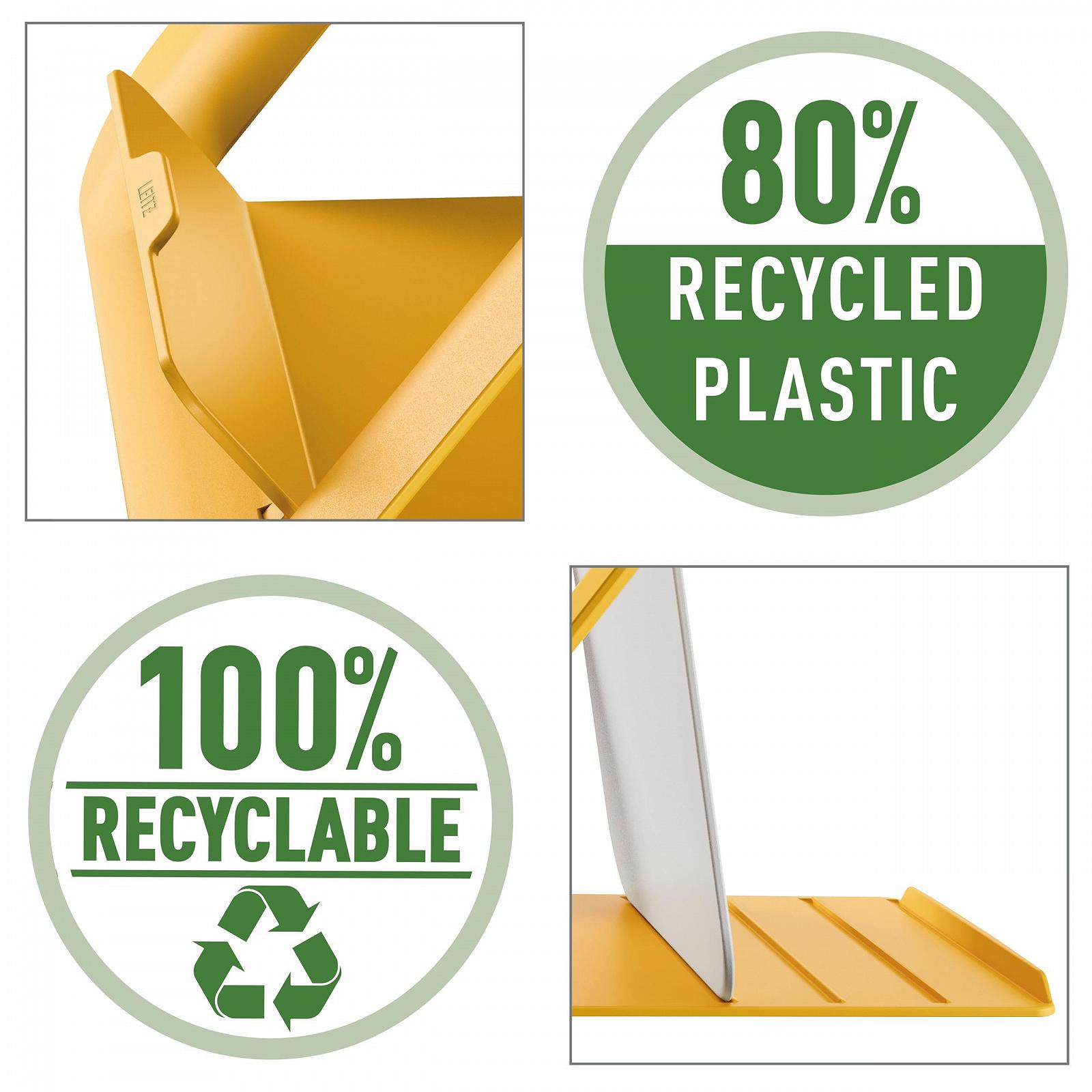 Подставка для ноутбука Leitz Ergo Cosy Регулируемая по высоте Желтый, фото №3