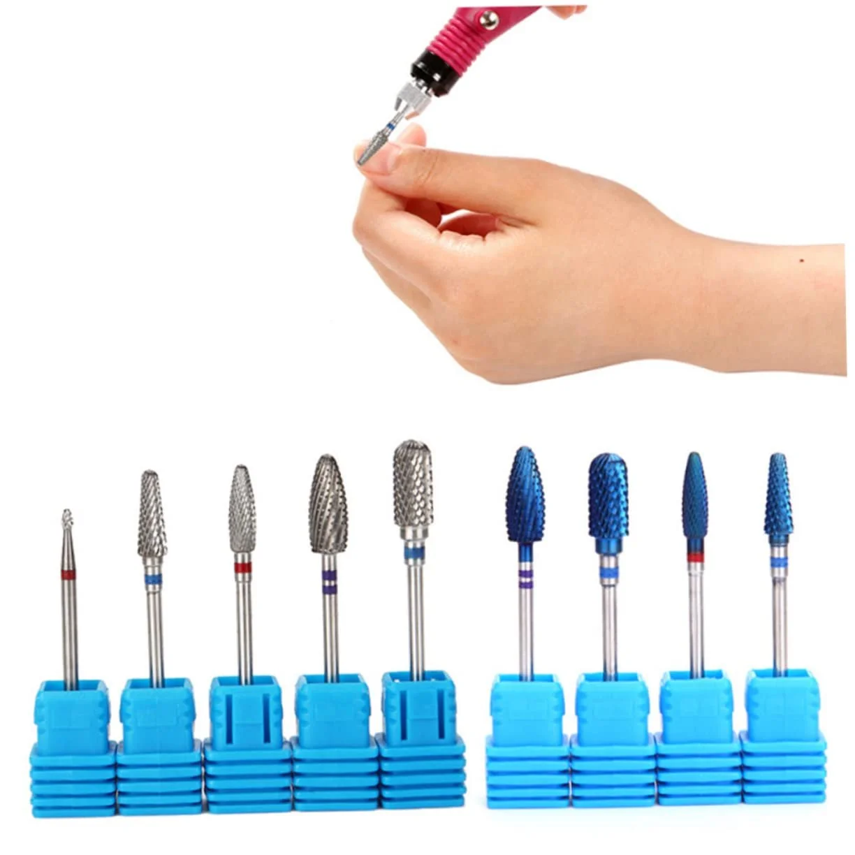 Насадки для электрического маникюрного фрезера Healvian 4 шт., фото №4 Насадки для электрического маникюрного фрезера Healvian 4 шт., фото №4