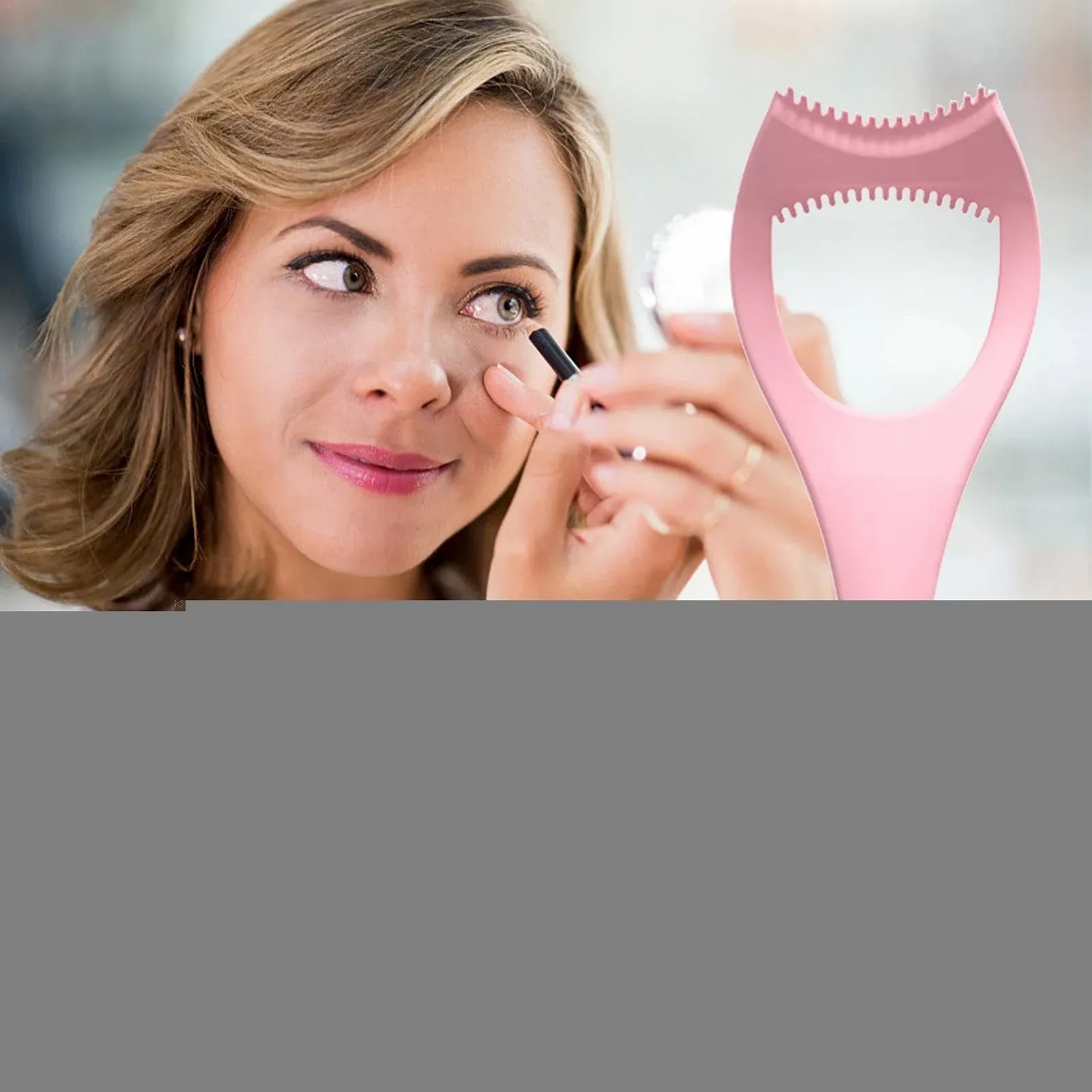 Трафарет для підводки Силіконовий 3-в-1 Щиток Аплікатор Інструмент, фото №7