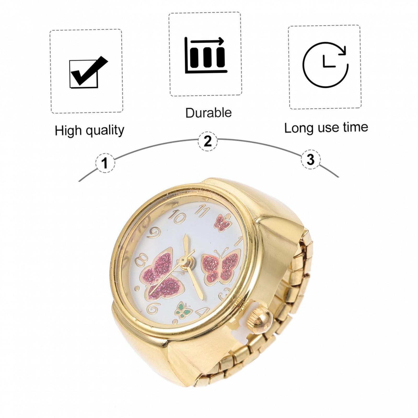 Кольцо-часы LIFKOME Серебристый Металлический, фото №2