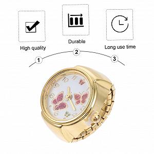 Кольцо-часы LIFKOME Серебристый Металлический synthetic.ua - Фото 1