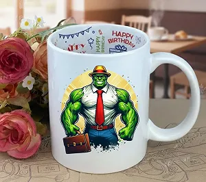 Чашка Hulk з принтом керамічна 330 мл Uk_HB_65 - Фото 1