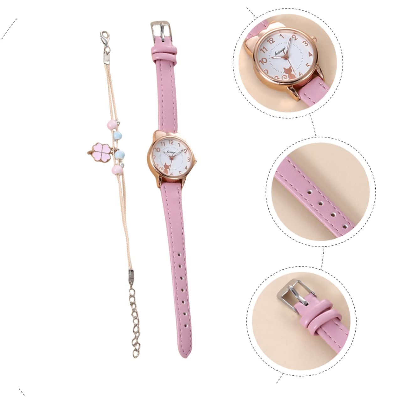 Годинник LIFKOME Кот годинник для жінок, сплав, фото №3