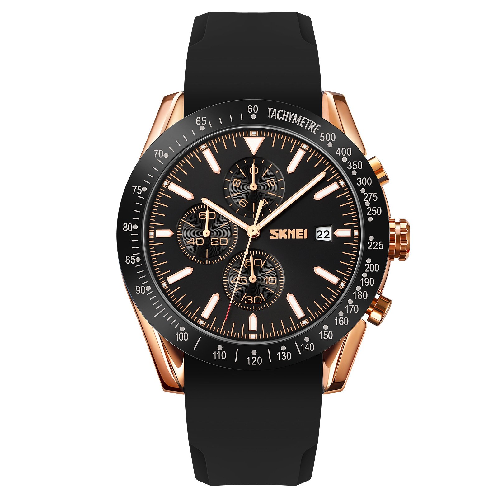 Годинник Skmei 9253PRGBK Rose Gold-Black Sil, фото №1