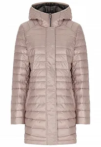Легкое стеганое пальто с капюшоном для женщин ppep - Фото 1