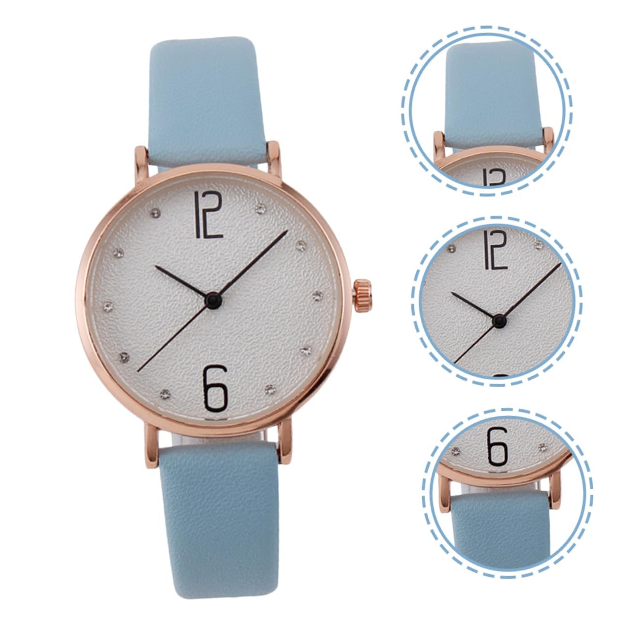 Цифровые часы Healvian Diamond Set Женские наручные часы для девушек Небесно-голубой, фото №8 Цифровые часы Healvian Diamond Set Женские наручные часы для девушек Небесно-голубой, фото №8