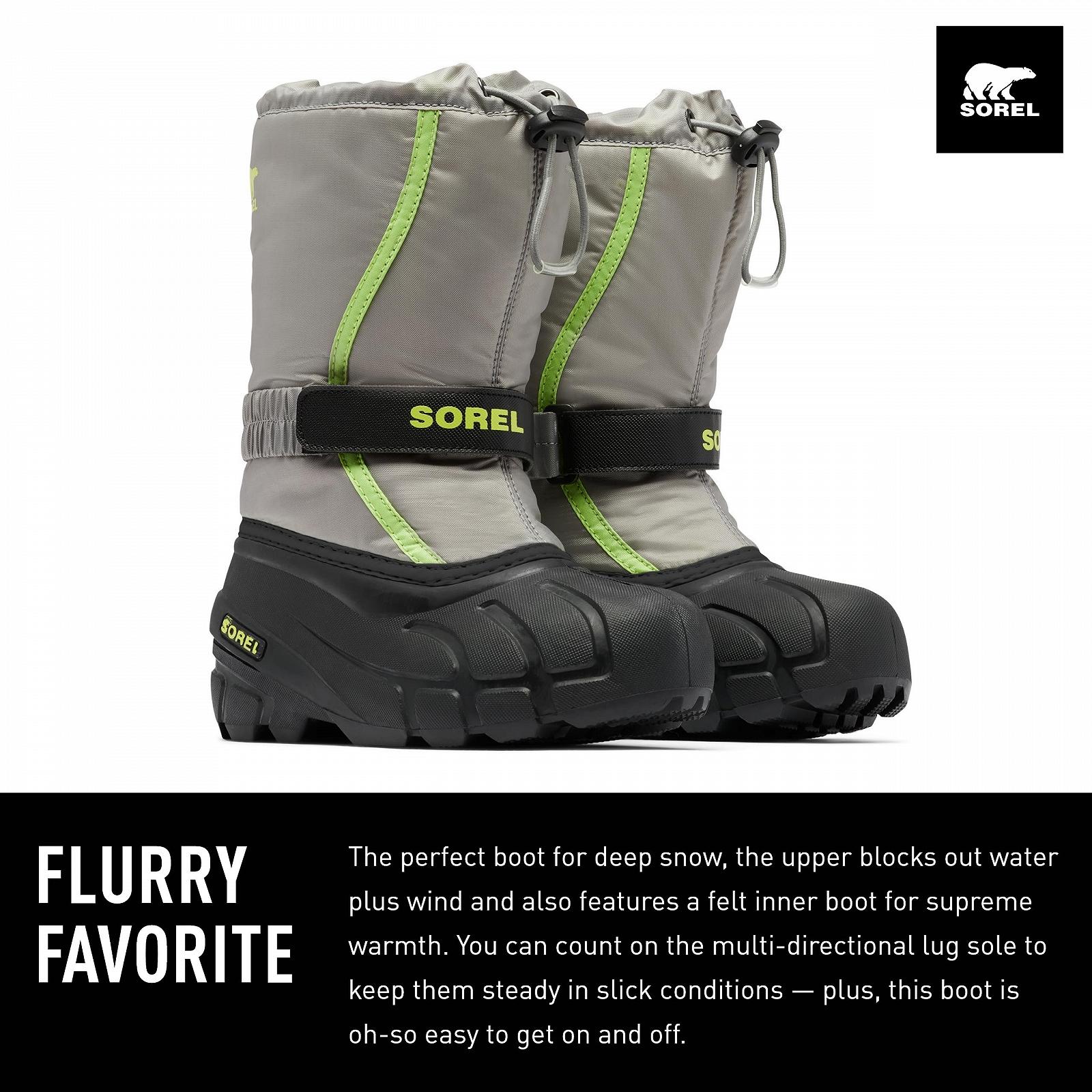 Ботинки Sorel Flurry детские, фото №2