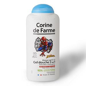 Гель для душу Corine de Farme Extra Mild 2-в-1 Body and Hair Cleansing Gel Kids Spiderman 300 мл synthetic.ua - Фото 1