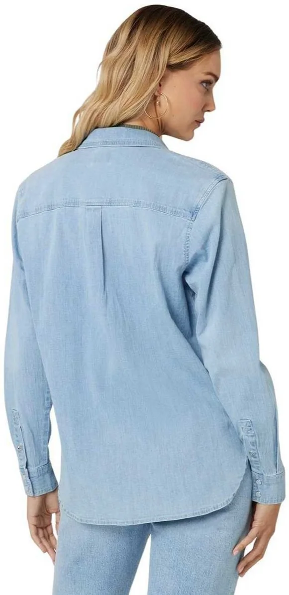 Женская джинсовая рубашка GUESS JEANS / Светло-голубая / Размер S, фото №3 Женская джинсовая рубашка GUESS JEANS / Светло-голубая / Размер S, фото №3