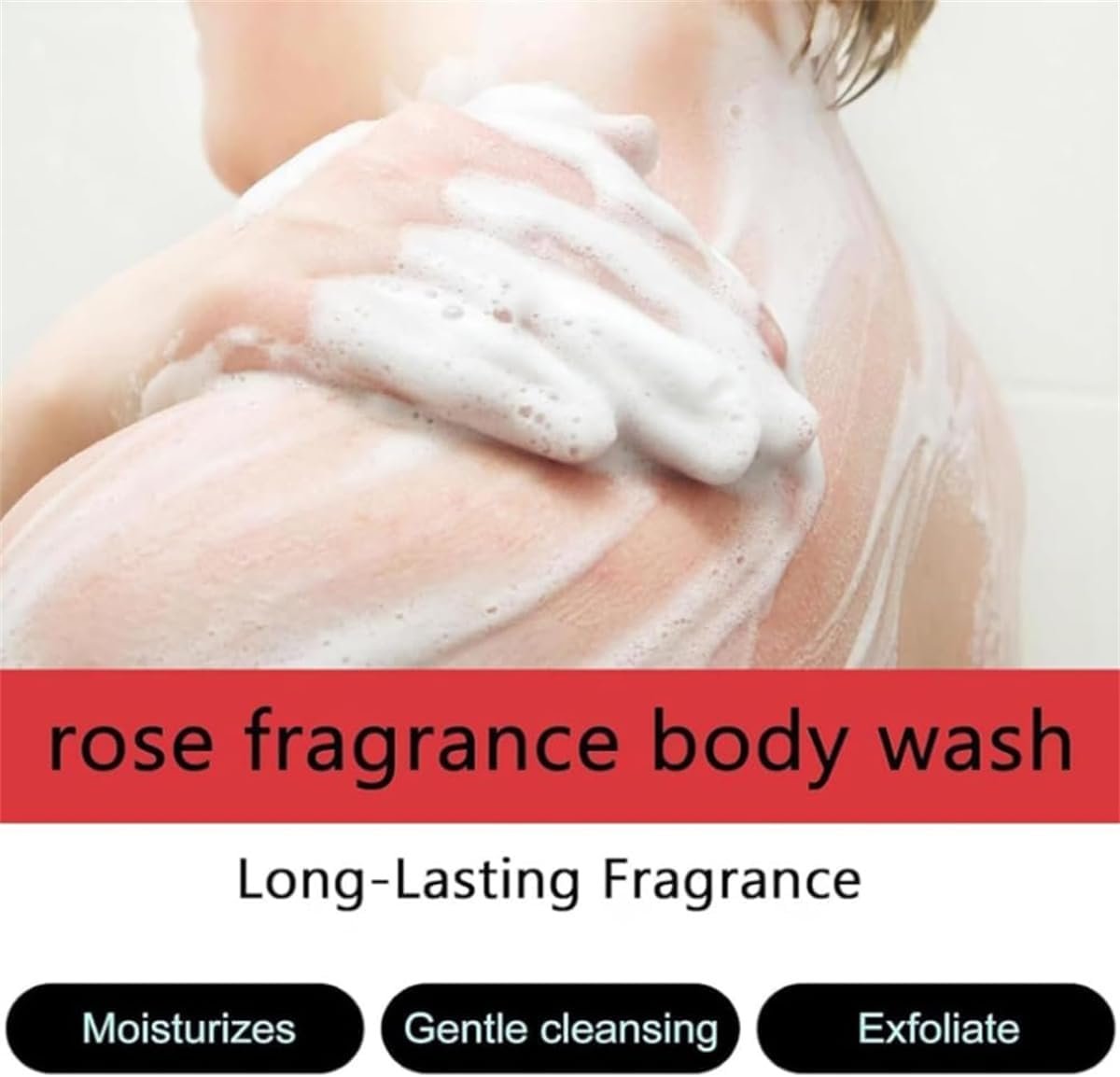 Гель для душу Aroma Hydrate Rose Scented зволожуючий для всіх типів шкіри, 500 мл, фото №5