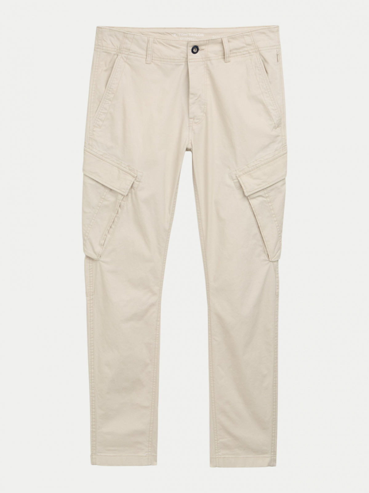 Штани Tapered cargo trousers 1044724-10336 Tom Tailor Бежевий L, фото №5