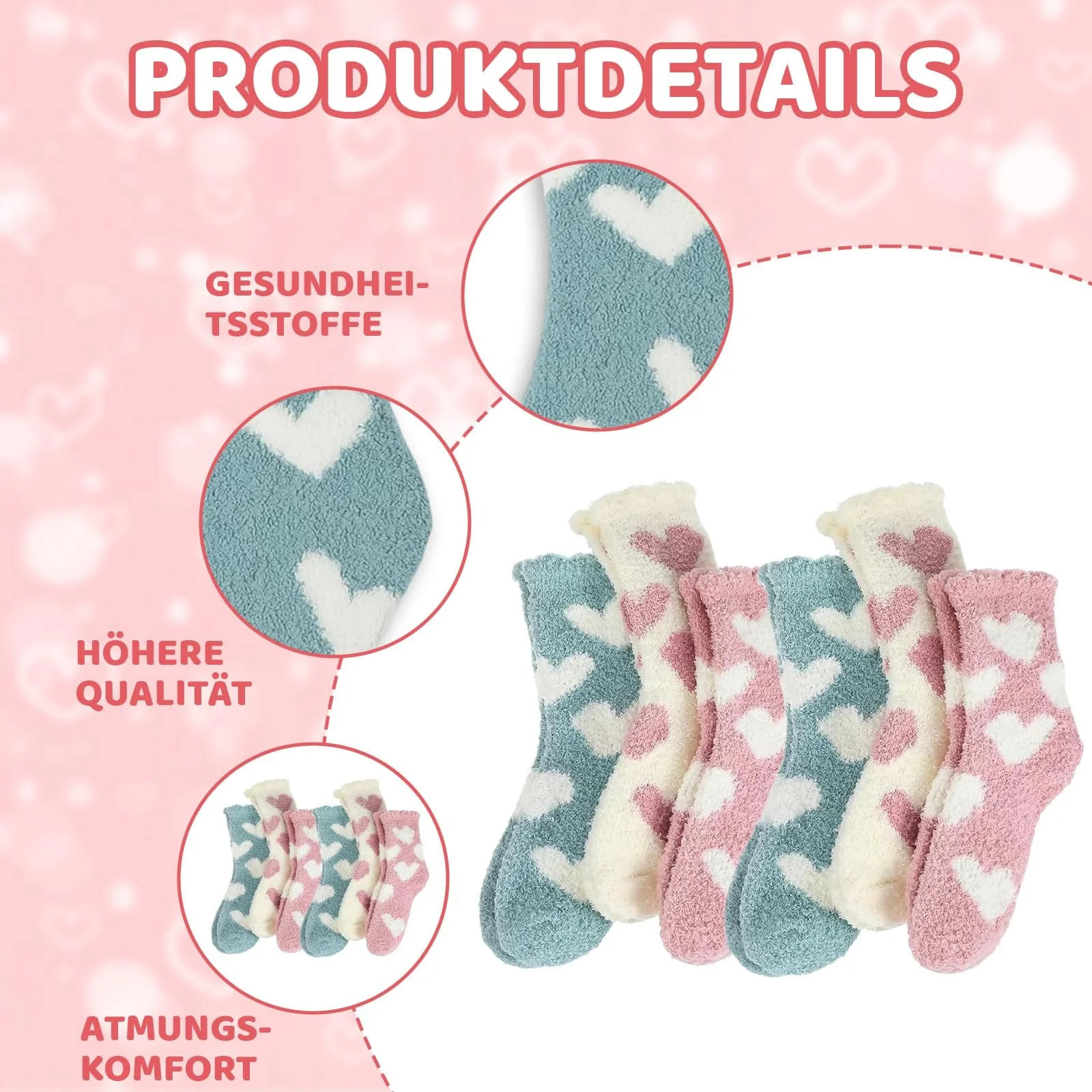 Комплект Шкарпеток Cuddly для Жінок, 6 пар, 39-42, фото №2 Комплект Шкарпеток Cuddly для Жінок, 6 пар, 39-42, фото №2