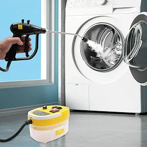 Пароочисник ручний високого тиску 2500 Вт 19 x 15 x 13 см Жовтий - Фото 1