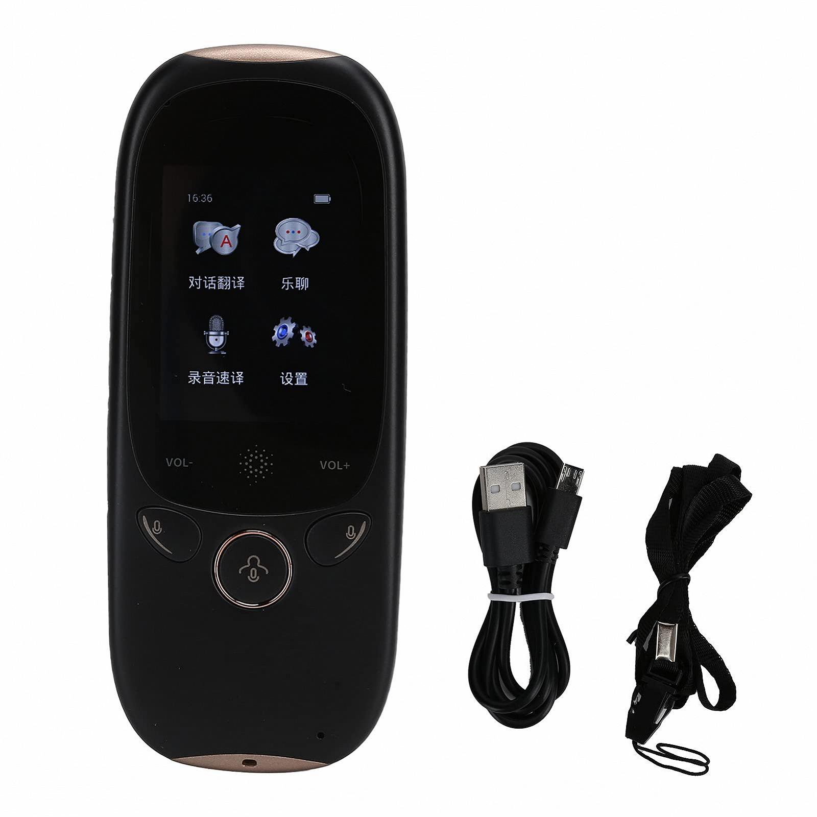 Перекладач Goshyda 4.0BT 2.4G з USB кабелем для зарядки для бізнесу Чорний, фото №6