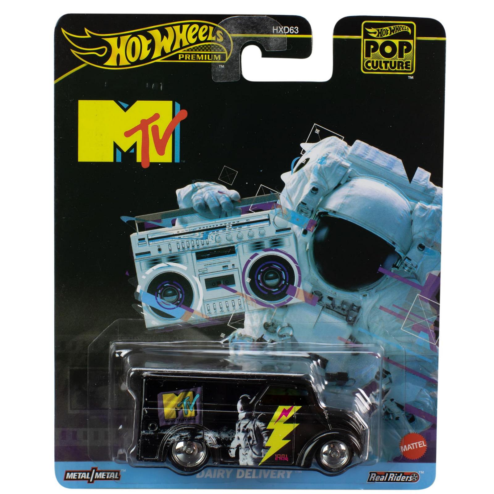 Модель Hot Wheels Dairy Delivery Music TV Van - Die Cast Масштаб 1:64 Длина 7 см HVJ44 - Серия Pop Culture, фото №1