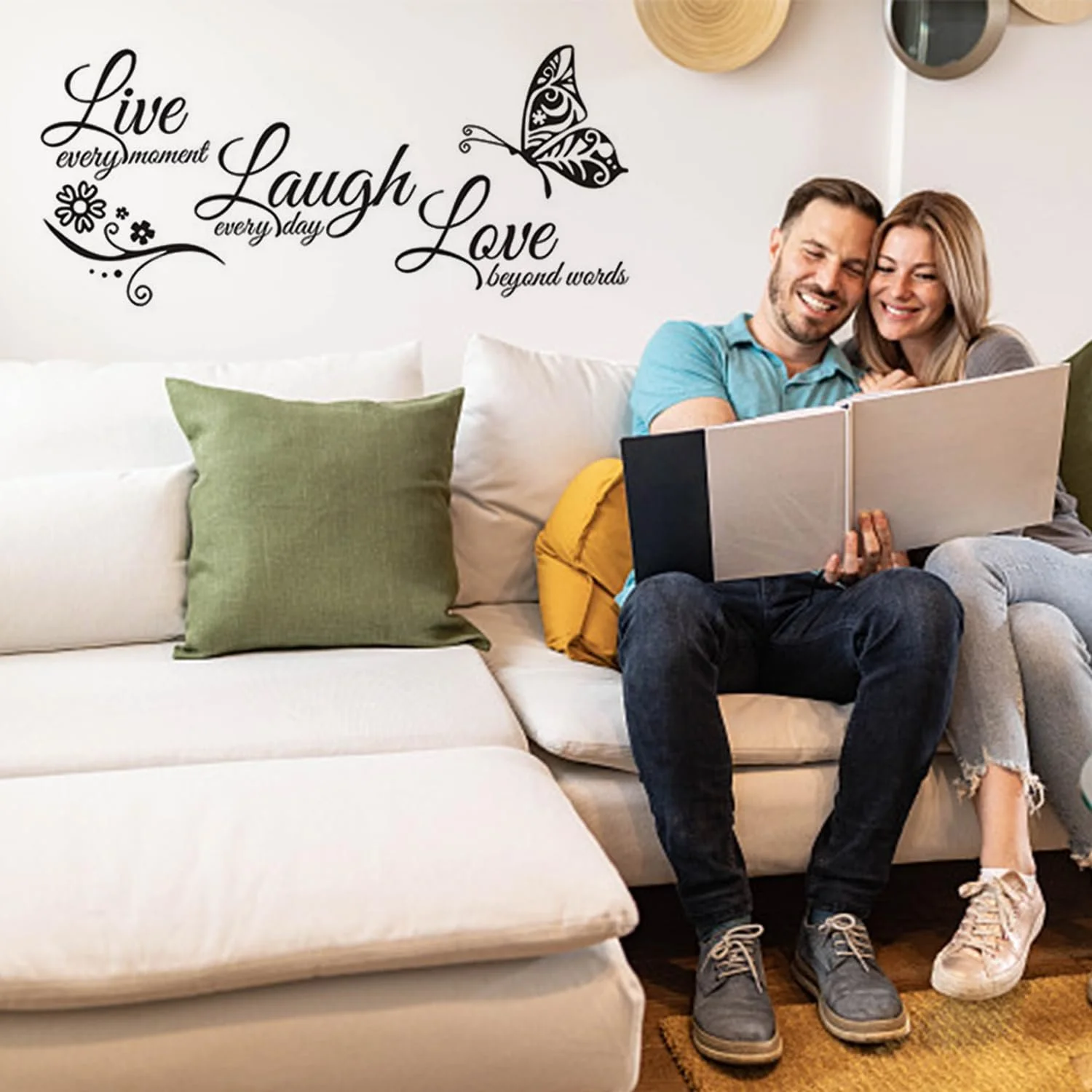 Наклейки на стіну Inspirational Quotes 2 набори DIY Black, фото №4 Наклейки на стіну Inspirational Quotes 2 набори DIY Black, фото №4