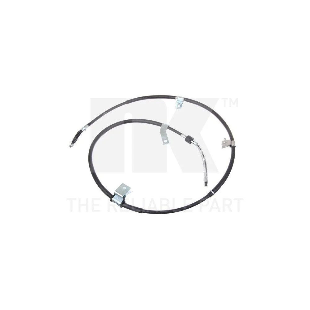 Трос стоянкового гальма NK 903018 для MITSUBISHI правий, фото №1 Трос стоянкового гальма NK 903018 для MITSUBISHI правий, фото №1