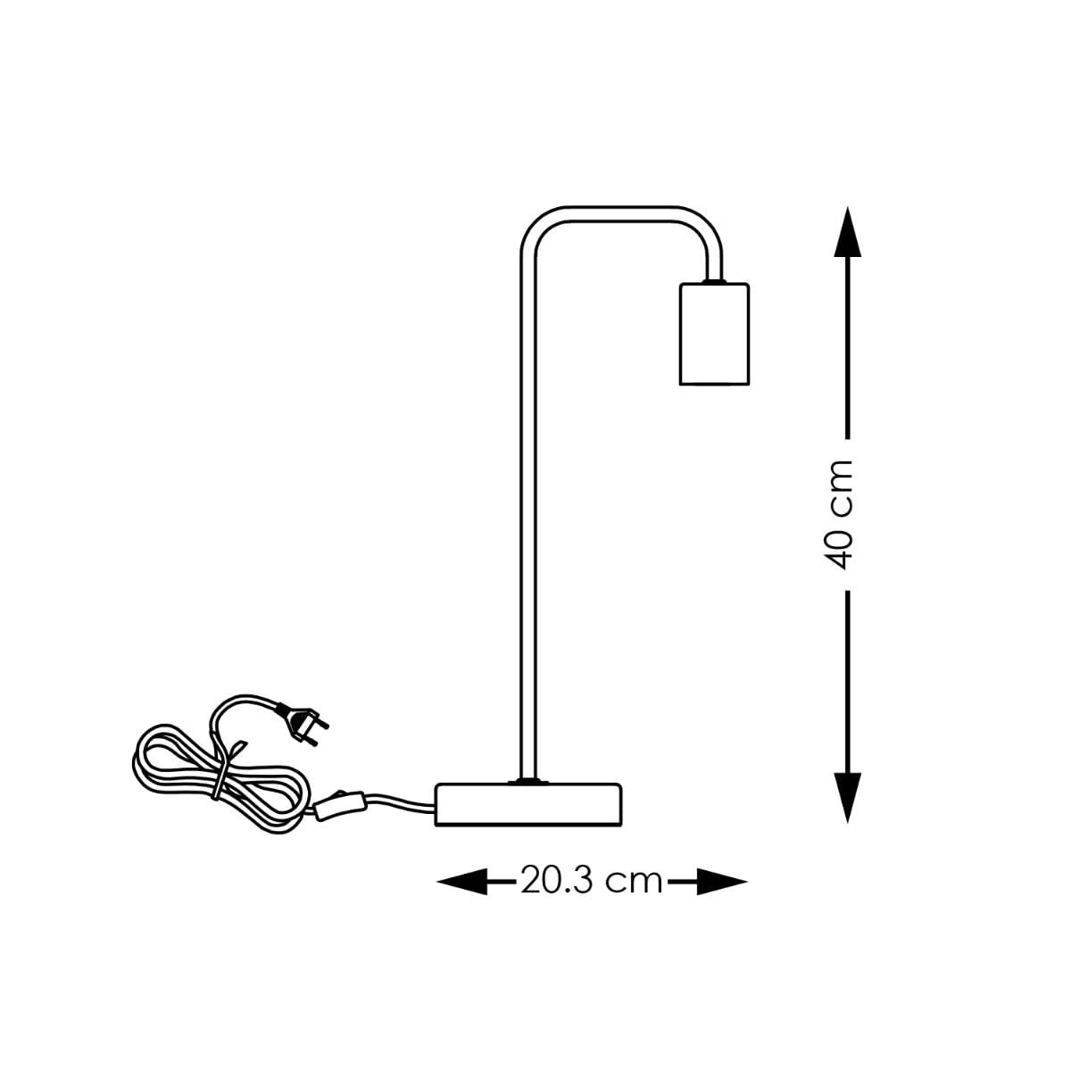 Настільна лампа Home Sweet Home Modern Noble 20.3/20.3/40 см E27 Мармур та Метал Матова бронза, фото №5