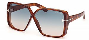 Сонячні окуляри Tom Ford YVONNE FT 1117 Blonde Havana/Green Shaded, жіночі, колір Blonde Havana / Green Shaded - Фото 1