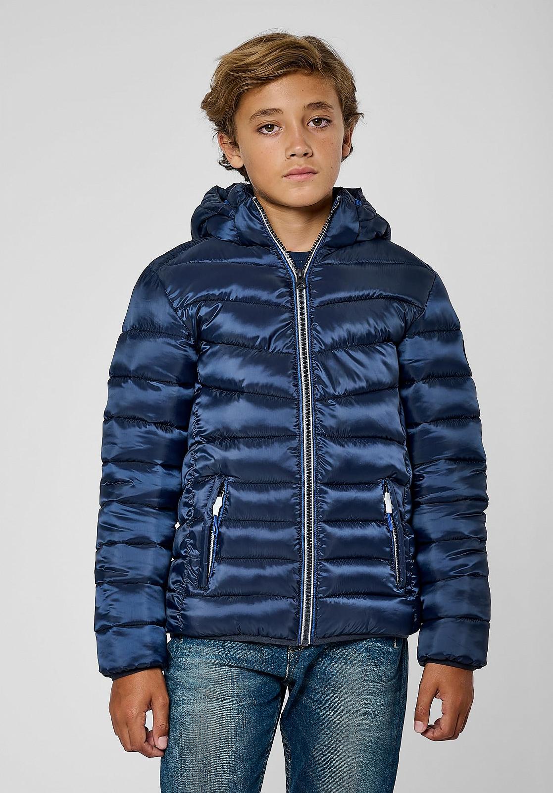 Куртка KAPORAL для мальчиков, с капюшоном, модель Mylo, темно-синяя, фото №4 Куртка KAPORAL для мальчиков, с капюшоном, модель Mylo, темно-синяя, фото №4