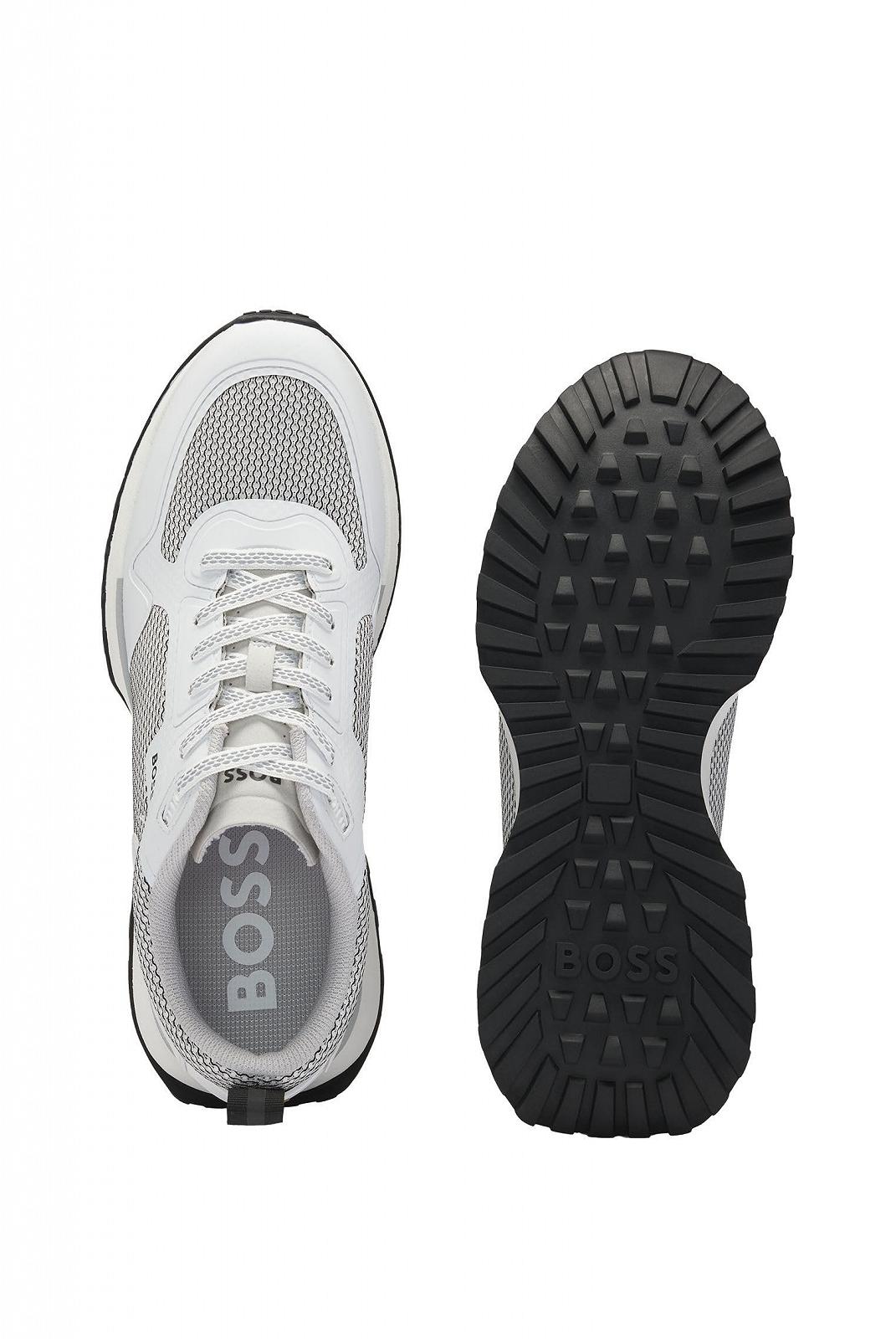 Кросівки BOSS Jonah Runn Чоловічі З різних матеріалів з сіткою та логотипами, фото №4
