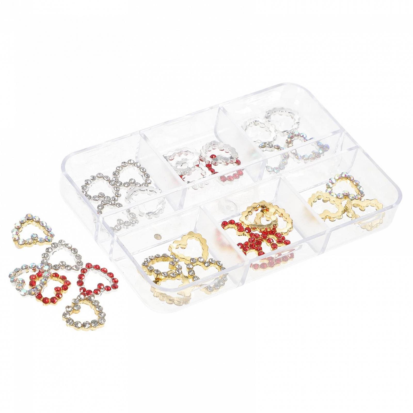 Украшения для ногтей Сердце FRCOLOR 120 шт., фото №9