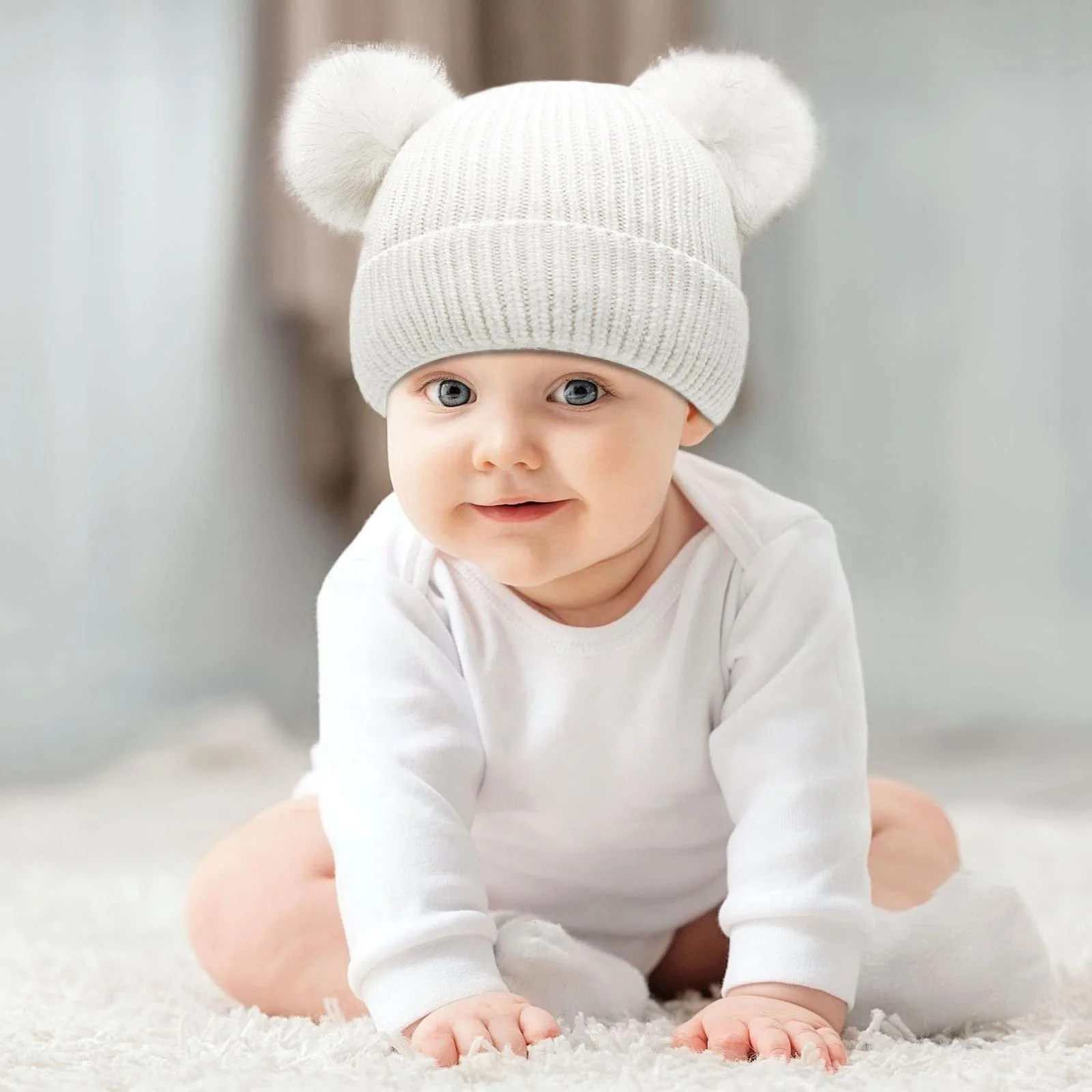 Бейсболка зимняя Générique с ушками теплая мягкая детская, фото №2 Бейсболка зимняя Générique с ушками теплая мягкая детская, фото №2