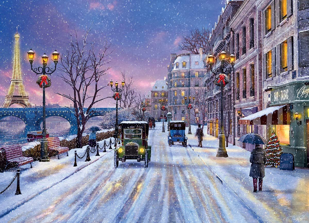 Пазл Eurographics Christmas Eve in Paris 6000-0785 1000-Piece, фото №2