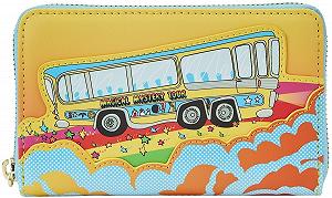 Кошелек на молнии Loungefly The Beatles Magical Mystery Tour Bus (Ocean Tides) Желтый Стандартный размер - Фото 1