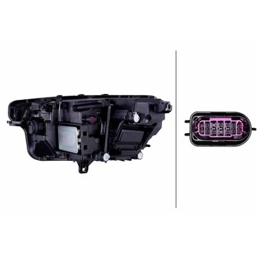 Фара головного света HELLA 1EX 016 219-521 для AUDI VW, правая, фото №2