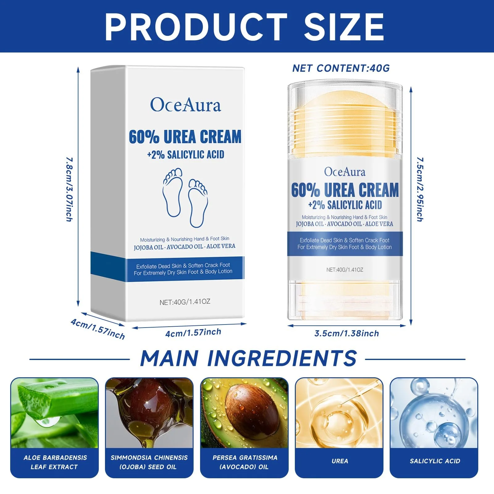 Крем для ног Hydrating and Anti-Cracking увлажняющий против трещин и мозолей, фото №7