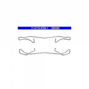 Пружина гальмівного супорта ATE 11.8116-0356.1 для CITROËN FIAT FORD HONDA OPEL PEUGEOT - Фото 1