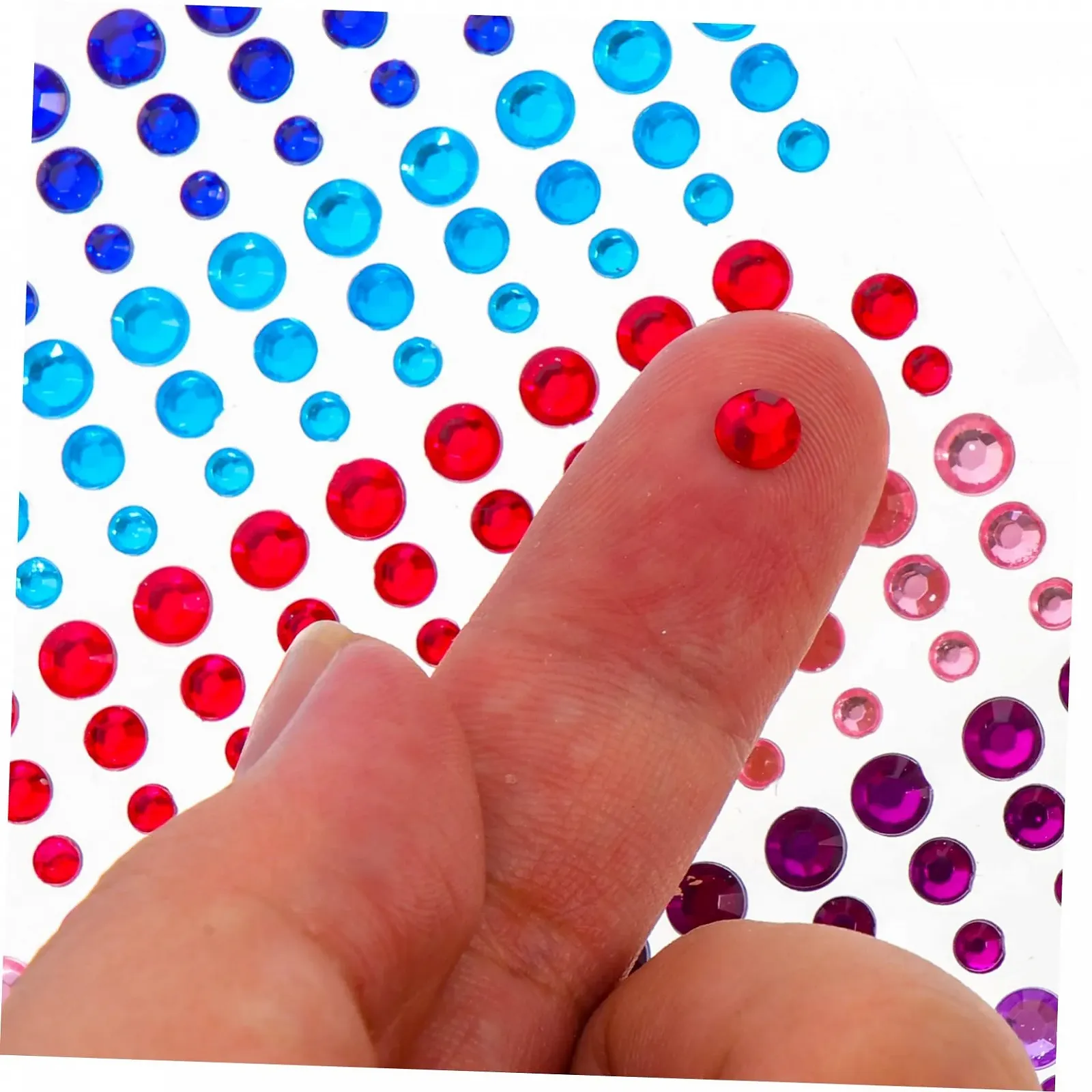 Наклейки зі стразами для манікюру 2 аркуші Різдвяні прикраси Стрази, фото №5