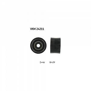 Ролик обводной/направляющий ГРМ SKF VKM 24211 для FORD, верхний левый - Фото 1