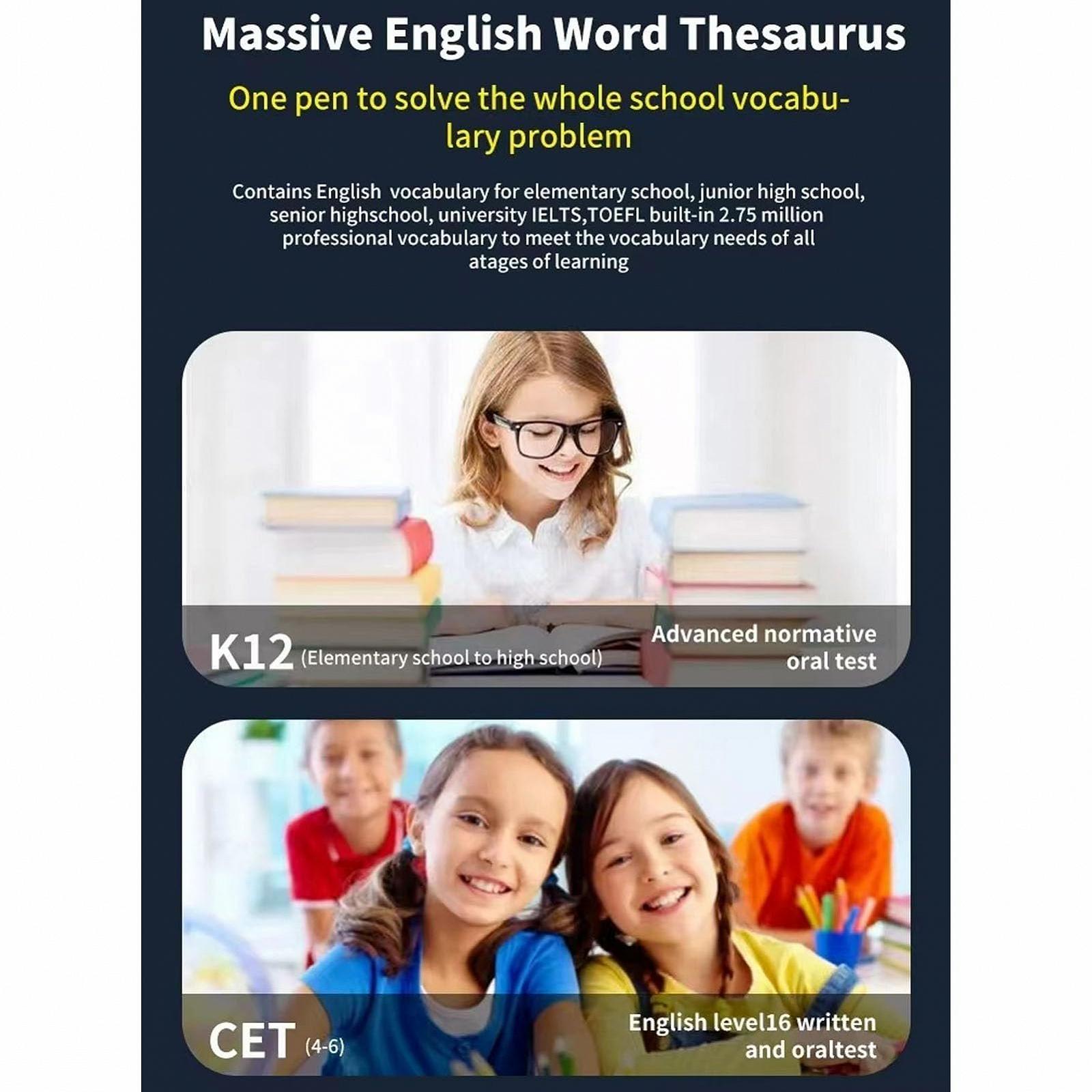 Ручка-переводчик Sorandy Scan, 112 языков, 1050mAh, USB, с функцией оффлайн и функцией записи для чтения и изучения языков, фото №4 Ручка-переводчик Sorandy Scan, 112 языков, 1050mAh, USB, с функцией оффлайн и функцией записи для чтения и изучения языков, фото №4