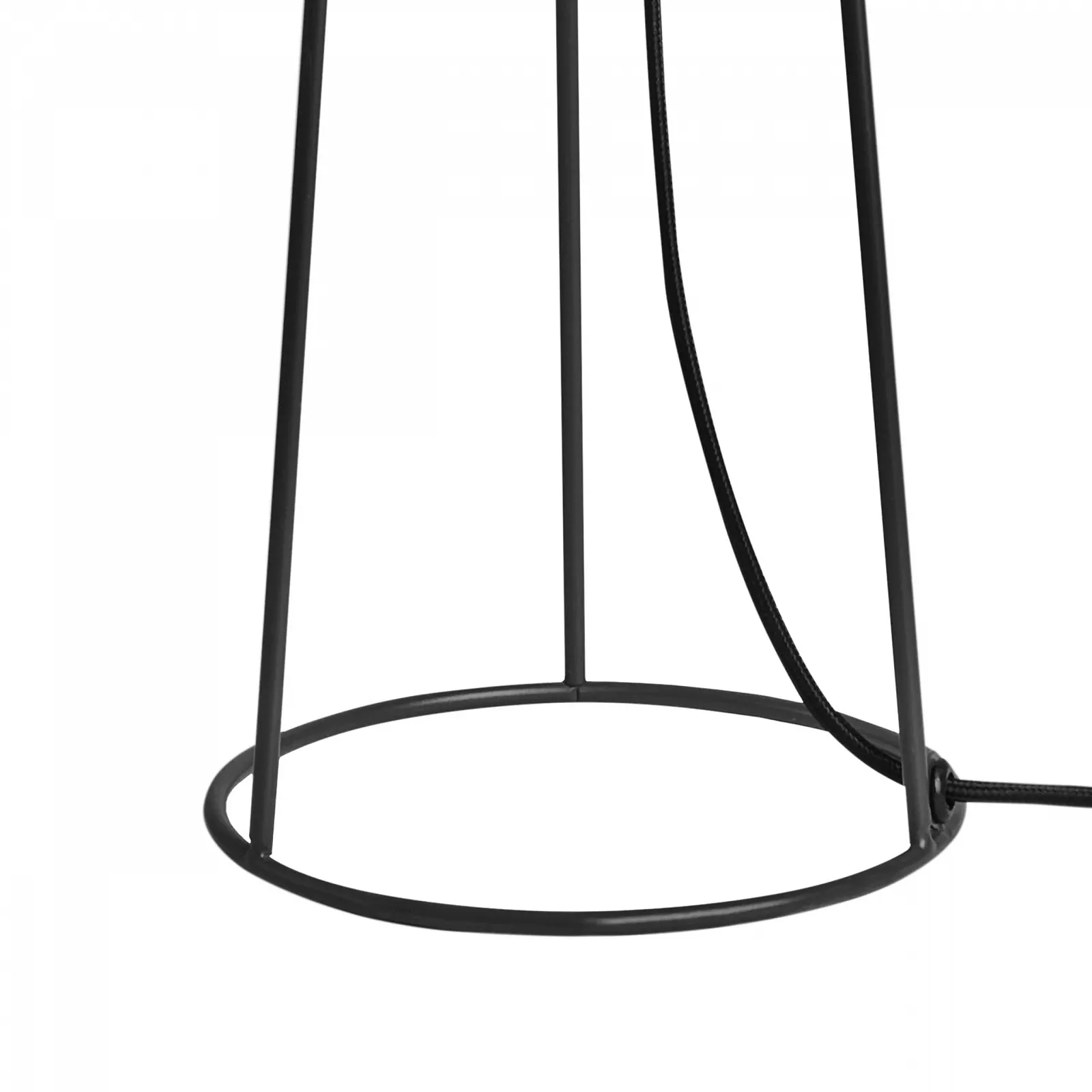 Настільна лампа Beliani Mopan Металева Чорна 52 см, фото №6