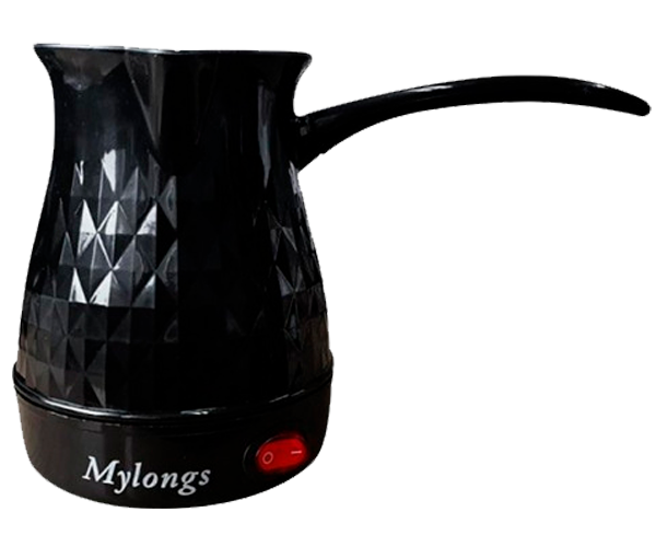 Электрическая турка Mylongs KF-011 0,5 л терморегулятор автоотключение 600 Вт Черная, фото №1