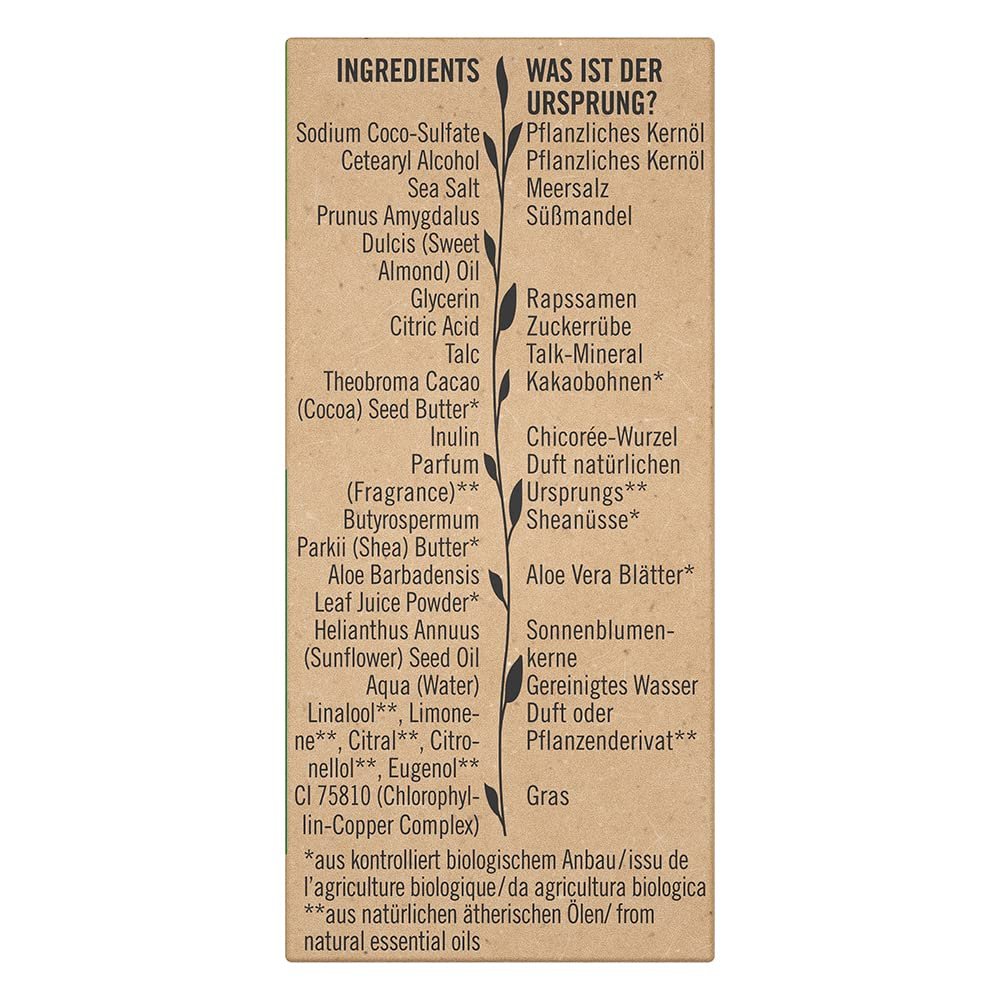 Твердий гель для душу Logocos Bio-Aloe Vera & Mandelöl 1 шт., фото №7