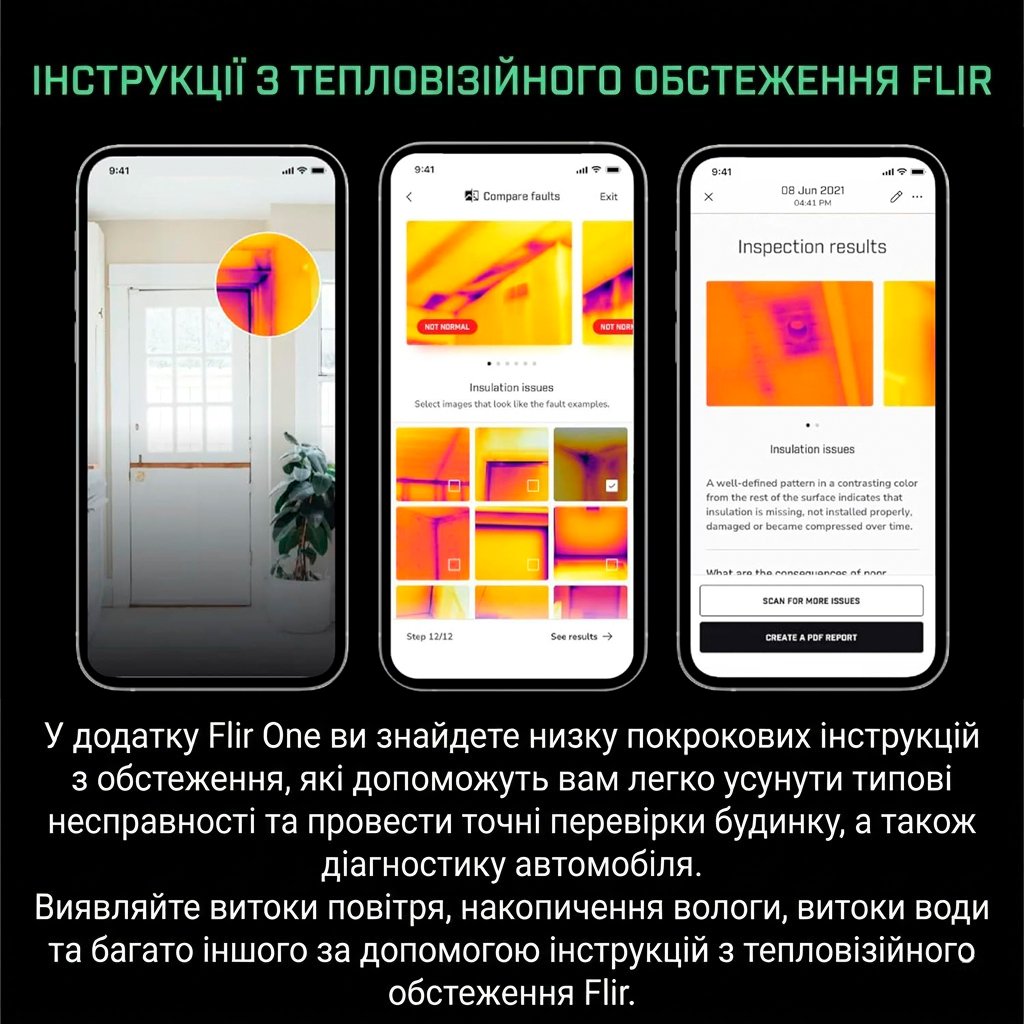 Тепловизионная камера FLIR ONE Edge Pro Чёрный, фото №6