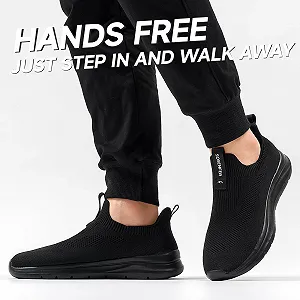 Кросівки Sosenfer Без шнурків Дихаючі Чоловічі Зручні Повсякденні Спортивні Легкі Кросівки для спортзалу та ходьби для чоловіків synthetic.ua - Фото 1