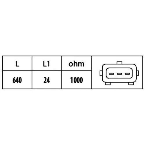 Датчик импульсов коленвала HELLA 6PU 009 146-491 для CITROËN FIAT IVECO PEUGEOT DS, фото №2 Датчик импульсов коленвала HELLA 6PU 009 146-491 для CITROËN FIAT IVECO PEUGEOT DS, фото №2