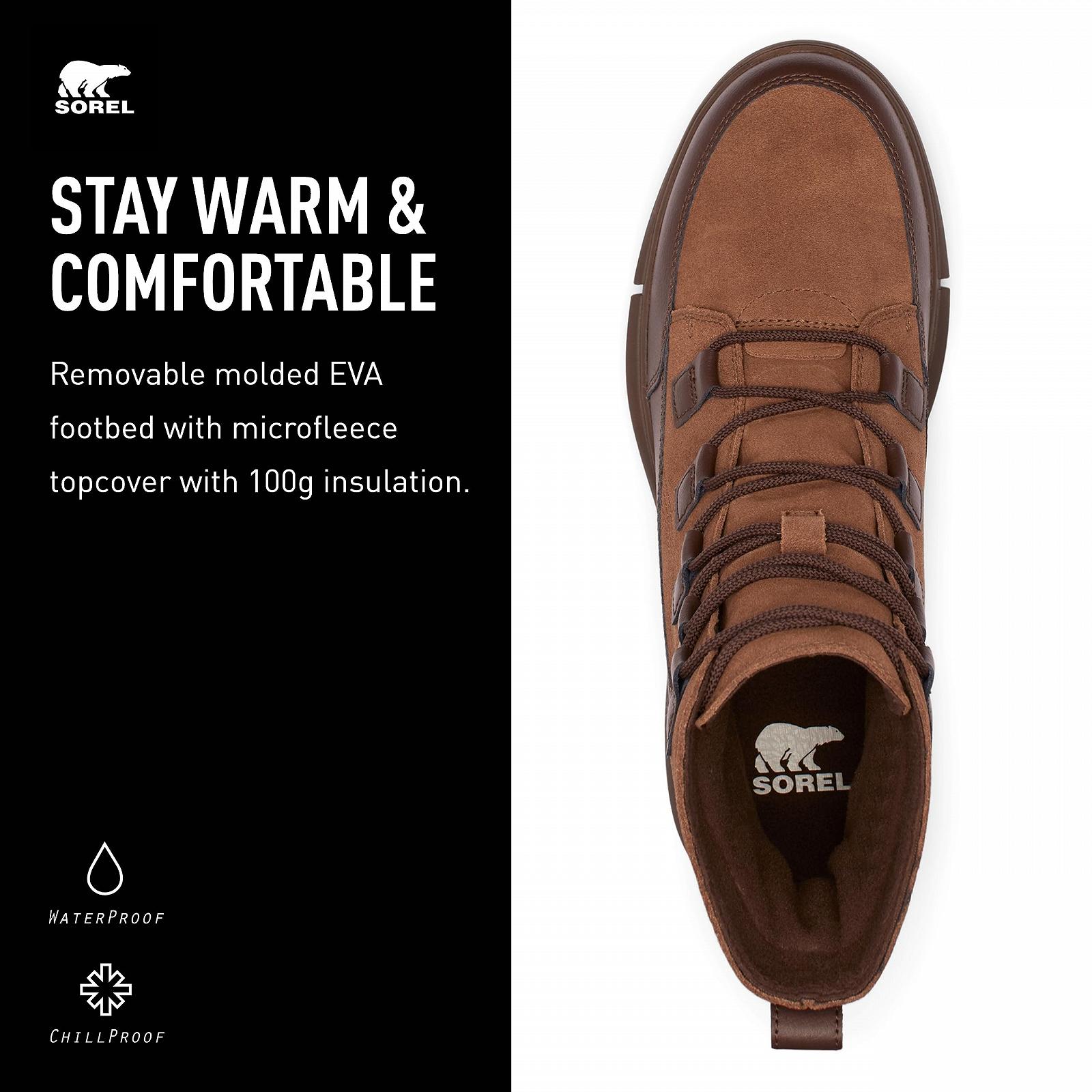Чоловічі зимові черевики Sorel Explorer Next Boot водонепроникні, фото №4