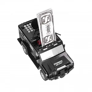 Скарбничка-іграшка Броньований автомобіль електронна з паролем світлом та музикою synthetic.ua - Фото 1