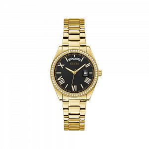 Женские аналоговые часы GUESS GW0307L2 Кварцевые Золотой/Черный - Фото 1