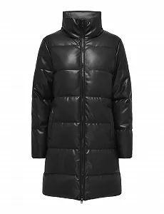 Пуховик зі штучної шкіри ONLY Onlelsie CC OTW - Фото 1