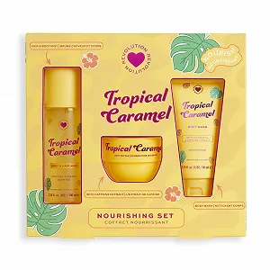 Набір подарунковий для ванни та тіла I Heart Revolution Tropical Caramel synthetic.ua - Фото 1
