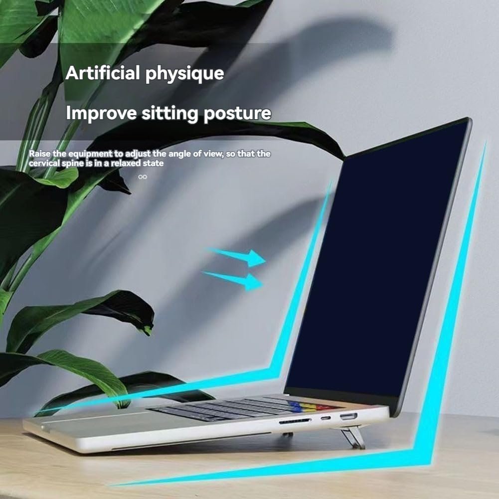 Портативна Підставка для Ноутбука Алюмінієва Підставка-Основа, фото №5 Портативна Підставка для Ноутбука Алюмінієва Підставка-Основа, фото №5