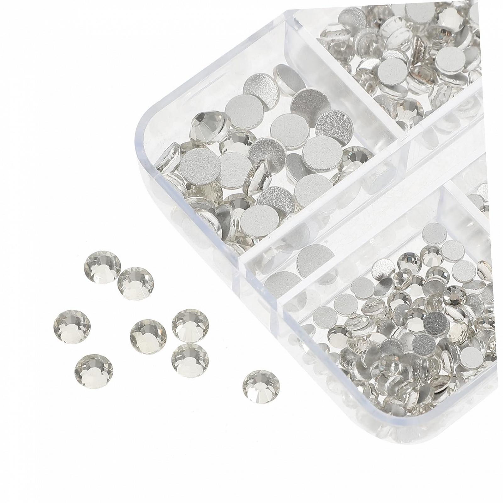 Стразы для ногтей FOMIYES Плоские 6-секционные Самодельные Стразы Украшения для маникюра, фото №7